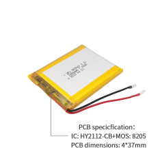 Lithium Ion Polymer Cell Factory Hot Selling Batteries for Medical Equipment UFX 905060 2400mAh 3.2V High Quality Rechargeable Battery
