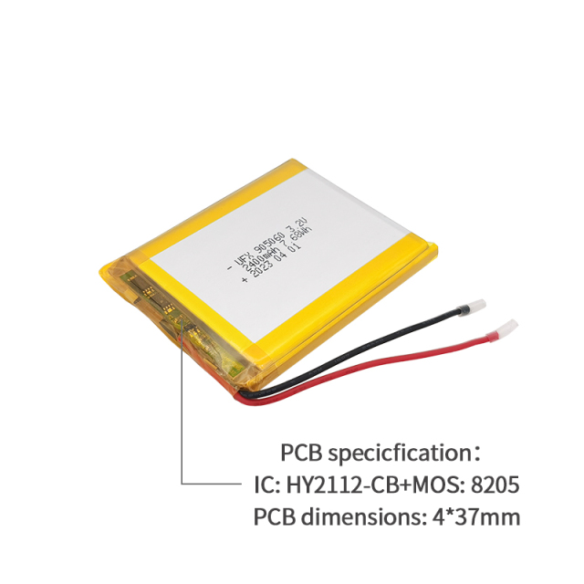 Lithium Ion Polymer Cell Factory Hot Selling Batteries for Medical Equipment UFX 905060 2400mAh 3.2V High Quality Rechargeable Battery