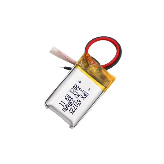 Li-ion Cell Supplier Hot Selling Battery for Infrared Thermometer UFX 651725 230mAh 3.7V Mini Li-polymer Battery