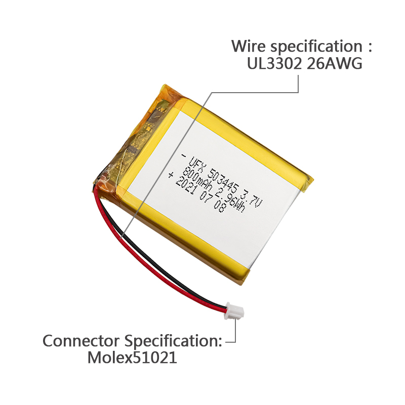 Chinese Lipo Cell Manufacturer Customized For Mosquito Repellent Lamp Rechargeable Batteries UFX 503445 800mAh 3.7V Lipo Battery Pack