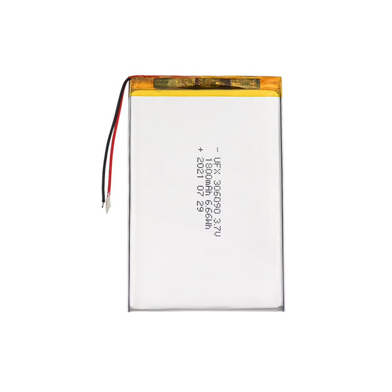Lithium-ion Cell Manufacture Wholesale LED Light Rechargeable Battery UFX 306090 1800mAh 3.7V Lipo Battery