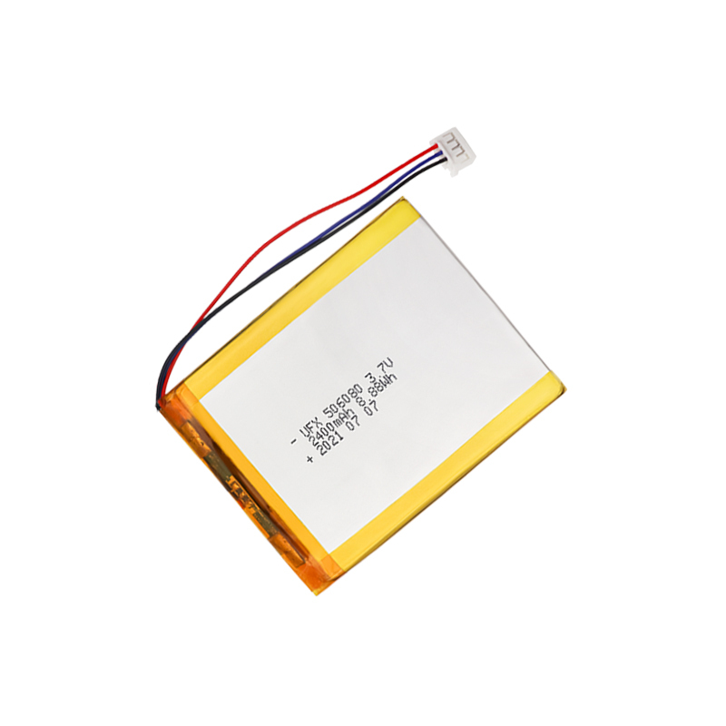 Battery Manufacturer Korea Intelligent Battery UFX506080 2400mAh 3.7V Lipo Battery 1s