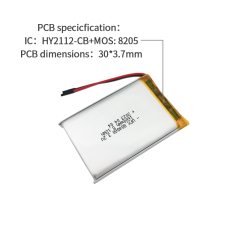 리튬 폴리머 제조 업체 맞춤형 가열 의류 배터리 UFX 804060 1600mAh 3.2V 리튬 철 인산화물 배터리