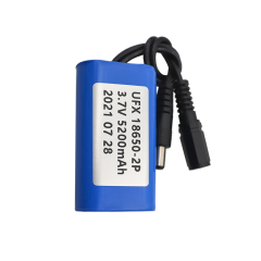 China Lithium Cell Manufacturer Professional Customized Hand Warmer Rechargeable Lipo Battery UFX 18650-2P 5200mAh 3.7V Rechargeable Lithium-polymer Battery Pack