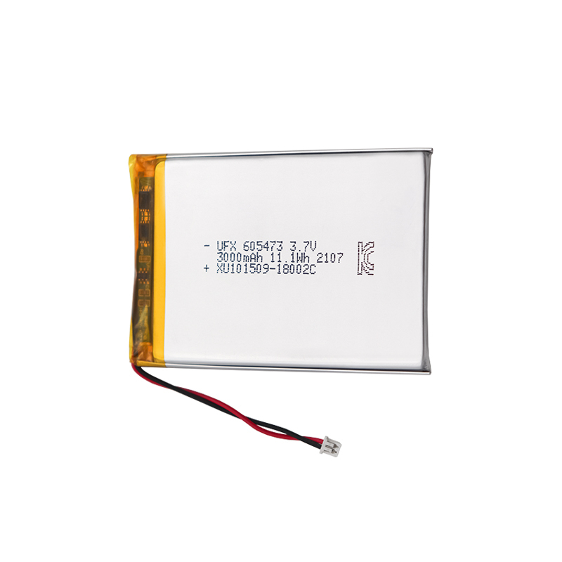 Chinese Li-ion Cell Factory OEM Beauty Instrument Battery UFX 605473 3000mAh 3.7V KC Certificate