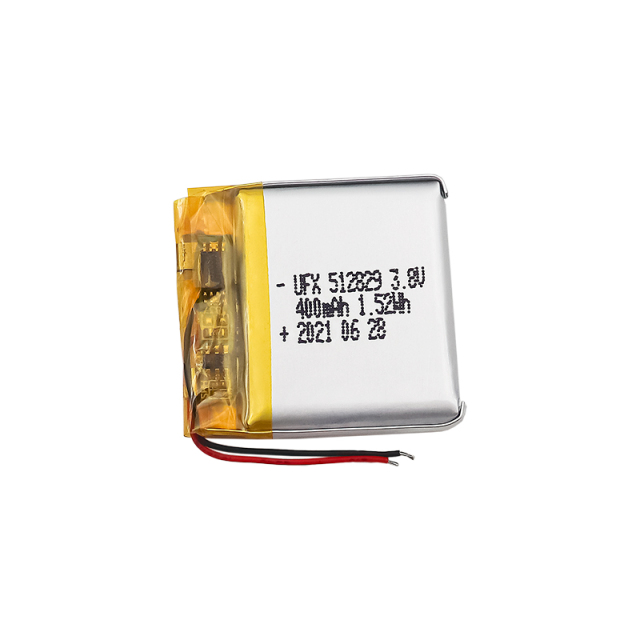 리튬 이온 충전식 전지 공장 리모컨 자동차 장난감 배터리 공급 UFX 512829 400mAh 3.8V 충전식 전지