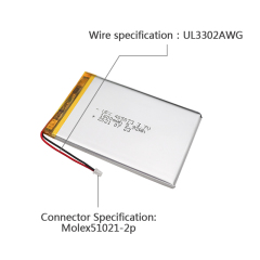 Lithium-ion Rechargeable Cell Factory Supply Remote Control Car Toys Battery UFX 405073 1600mAh 3.7V Rechargeable Cell
