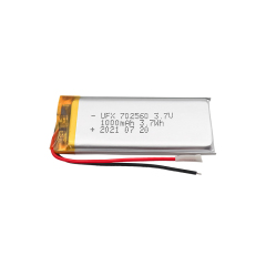 리튬 이온 배터리 공장 전문 맞춤형 미용 장비 배터리 UFX 702560 1000mAh 3.7V 충전식 리튬 이온 배터리