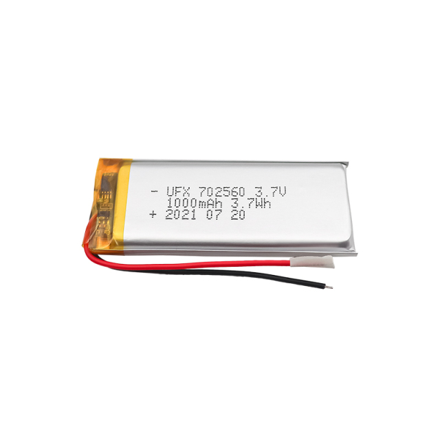 리튬 이온 배터리 공장 전문 맞춤형 미용 장비 배터리 UFX 702560 1000mAh 3.7V 충전식 리튬 이온 배터리