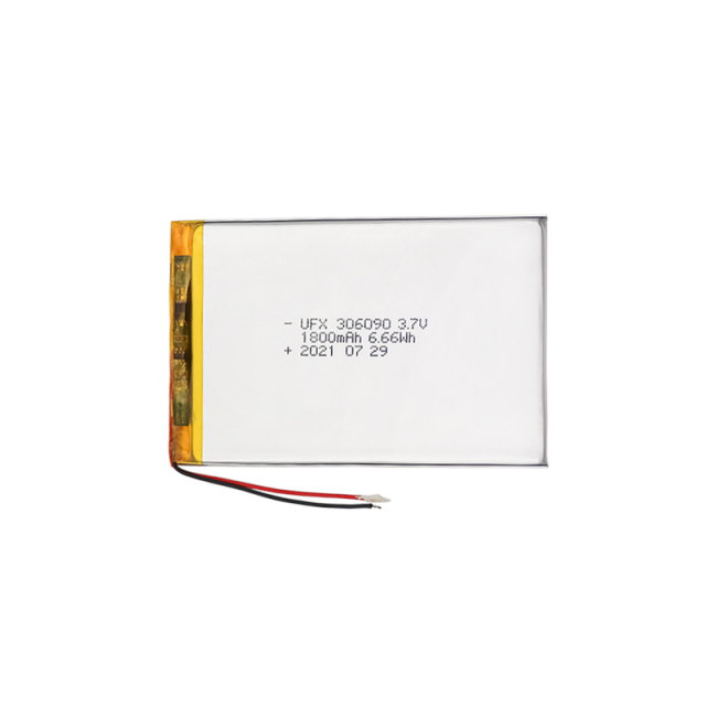 Lithium-ion Cell Manufacture Wholesale LED Light Rechargeable Battery UFX 306090 1800mAh 3.7V Lipo Battery