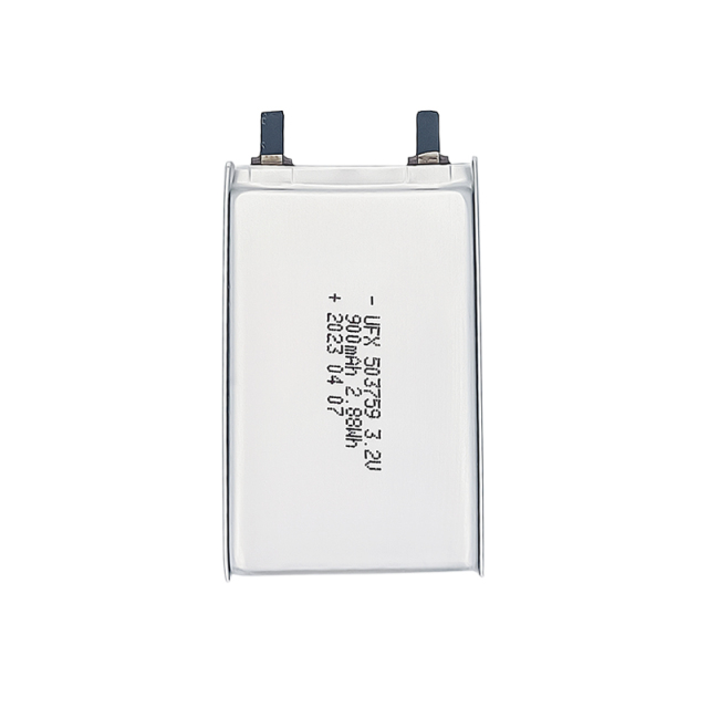 도매 리튬 이온 폴리머 배터리 게이트웨이 알람 배터리 도매 UFX503759 900mAh 3.2V 리튬 철 인산화물 배터리