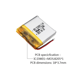 리튬 이온 충전식 전지 공장 리모컨 자동차 장난감 배터리 공급 UFX 512829 400mAh 3.8V 충전식 전지