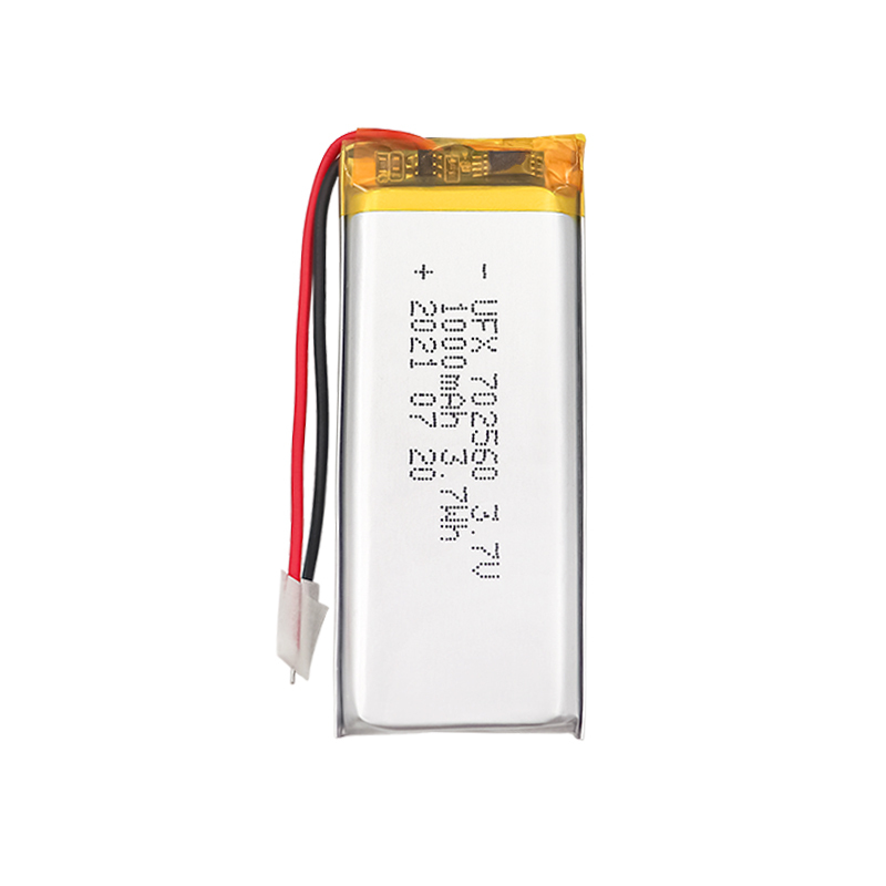 리튬 이온 배터리 공장 전문 맞춤형 미용 장비 배터리 UFX 702560 1000mAh 3.7V 충전식 리튬 이온 배터리