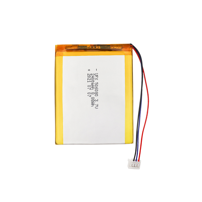 Battery Manufacturer Korea Intelligent Battery UFX506080 2400mAh 3.7V Lipo Battery 1s