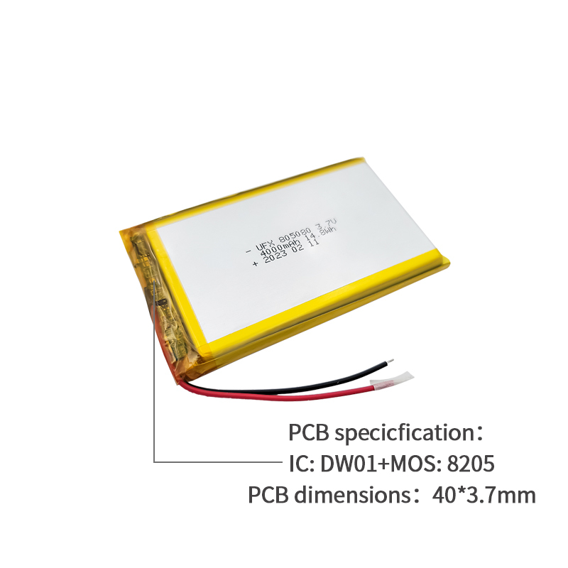 China Cell Factory Professional Custom Tablet Computer Battery UFX 805080 4000mAh 3.7V Rechargeable Battery