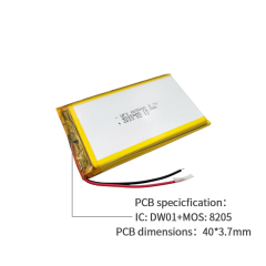 China Cell Factory Professional Custom Tablet Computer Battery UFX 805080 4000mAh 3.7V Rechargeable Battery