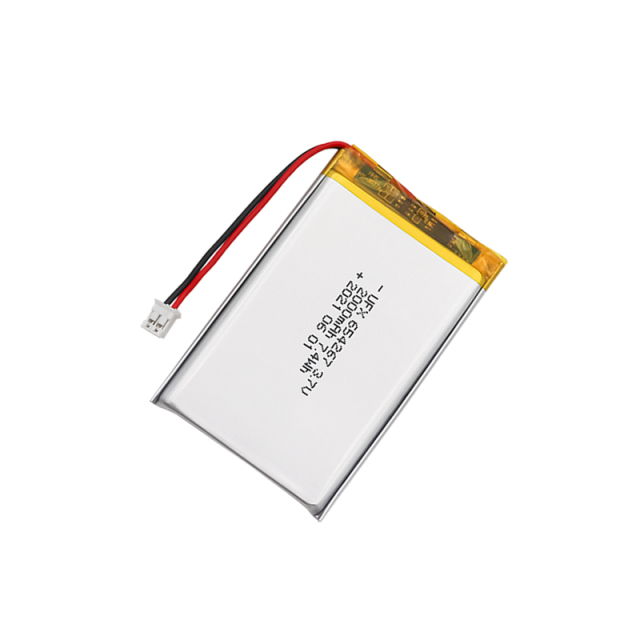 Chinese Lipo Cells Factory Skin Cleansing Instrument Battery UFX 654267 2000mAh 3.7V Li-polymer Cell