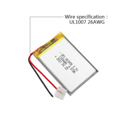 Chinese Lipo Cells Factory Wholesale LED Light Rechargeable Battery UFX 603450 1100mAh 3.7V Li-polymer Cell