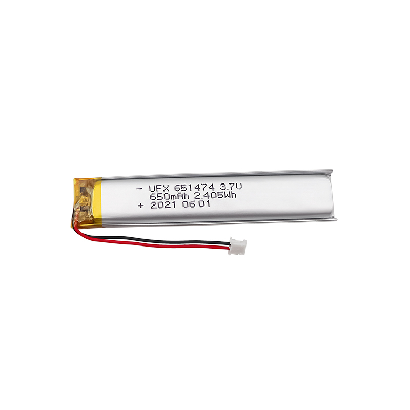 리튬 폴리머 제조 업체 로케이터용 도매 Li-po 배터리 UFX 651474 650mAh 3.7V 리튬 폴리머 배터리