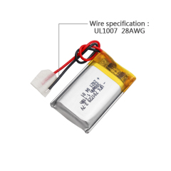 중국 리튬전지 공장 공급 어린이 장난감 충전식 배터리 UFX 701729 300mAh 3.7V 폴리머 리튬 이온 배터리