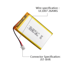 중국 리튬전지 공장 준공 도매 미용기기 배터리 UFX 634169 2000mAh 3.7V KC 인증서