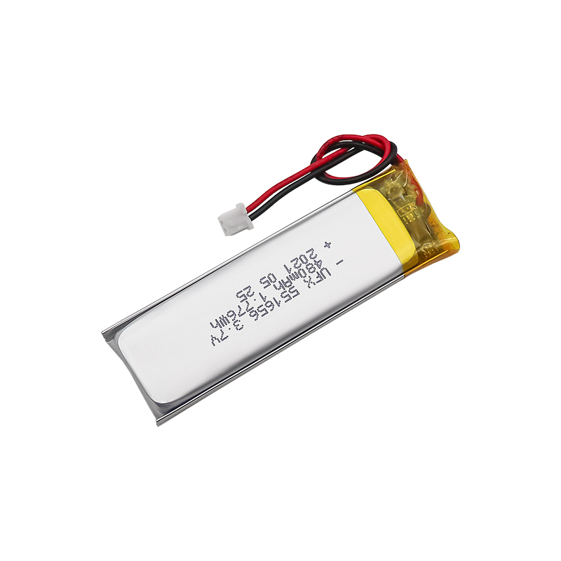 중국 리튬전지 공장 OEM 허영 거울 배터리 UFX 551656 480mAh 3.7V UL인증서