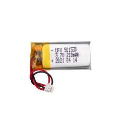 중국 리튬이온 폴리머 전지 공장 전문 맞춤형 블루투스 스피커 배터리 UFX 501530 210mAh 3.7V