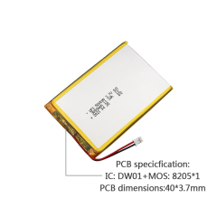 UFX 506090 3000mAh 3.7V-리튬 폴리머 셀 솔루션