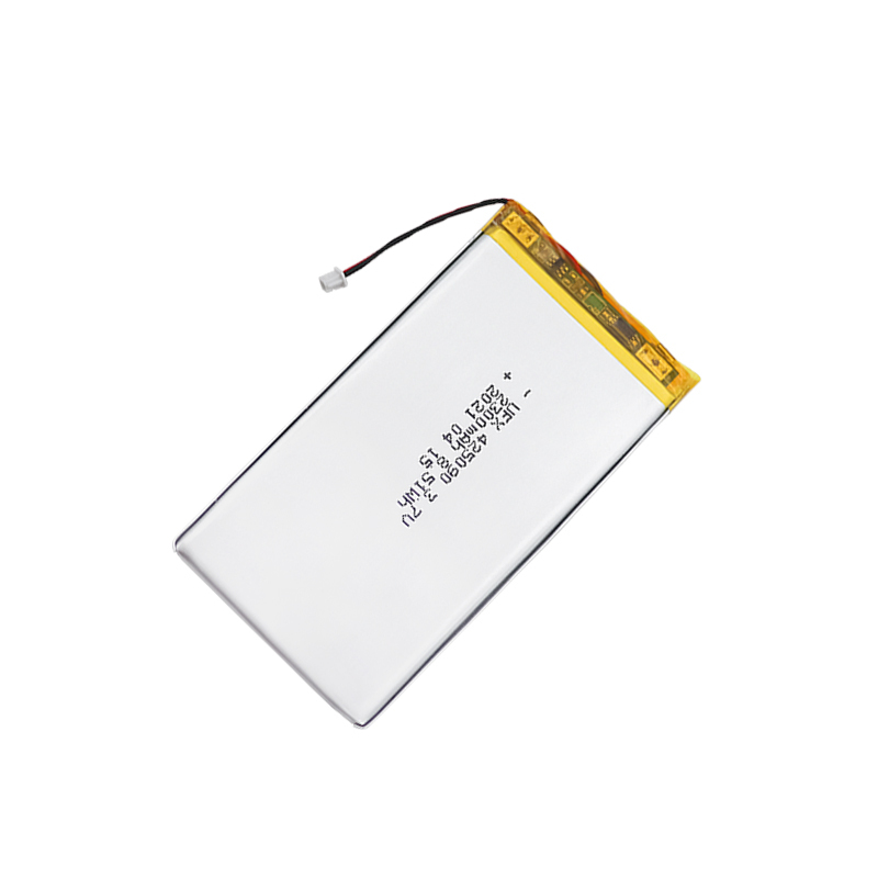 China Lipo Cell Manufacturer Supply Smart Home Rechargeable Battery UFX 425090 2300mAh 3.7V Li-ion Polymer Battery Pack