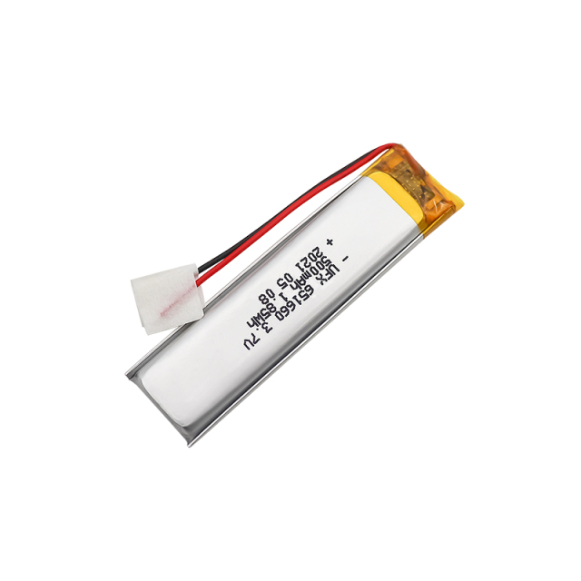 테이블 램프 충전식 배터리 생산 UFX 651660 500mAh 3.7V 리튬 폴리머 배터리