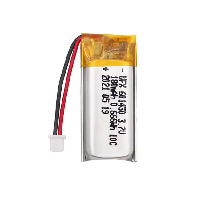 중국 리튬전지 공장 준공 번역 펜을 위한 고품질 Li 중합체 세포 UFX 601430 180mAh 3.7V