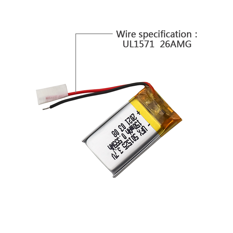 Chinese Lipo Cell Manufacturer Supply Beauty Instrument Battery UFX 501525 150mAh 3.7V Li-po Battery