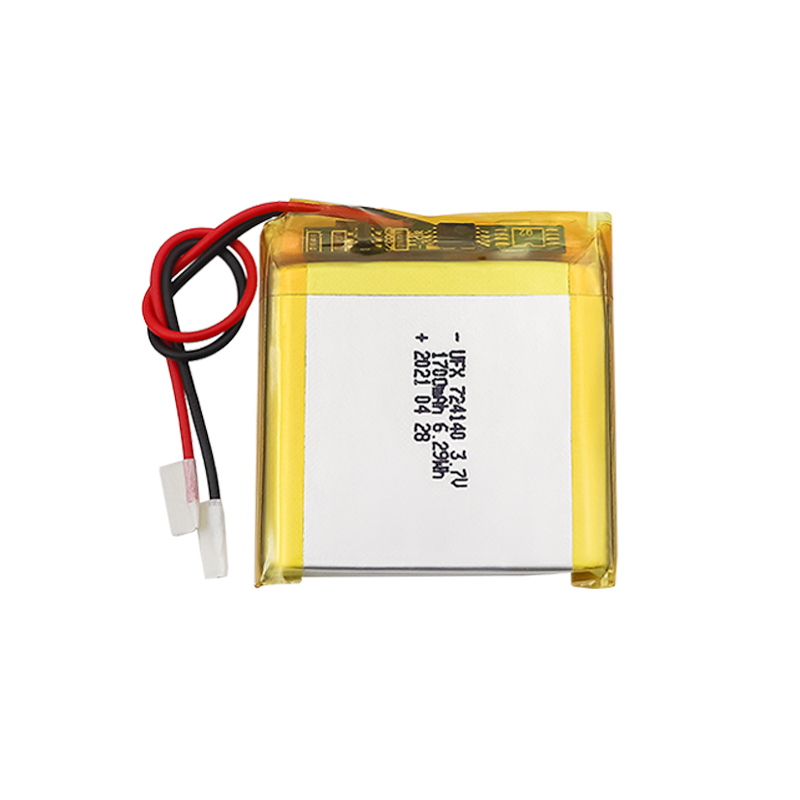 중국 리포 셀 공장 UFX 724140 1700mAh 3.7V