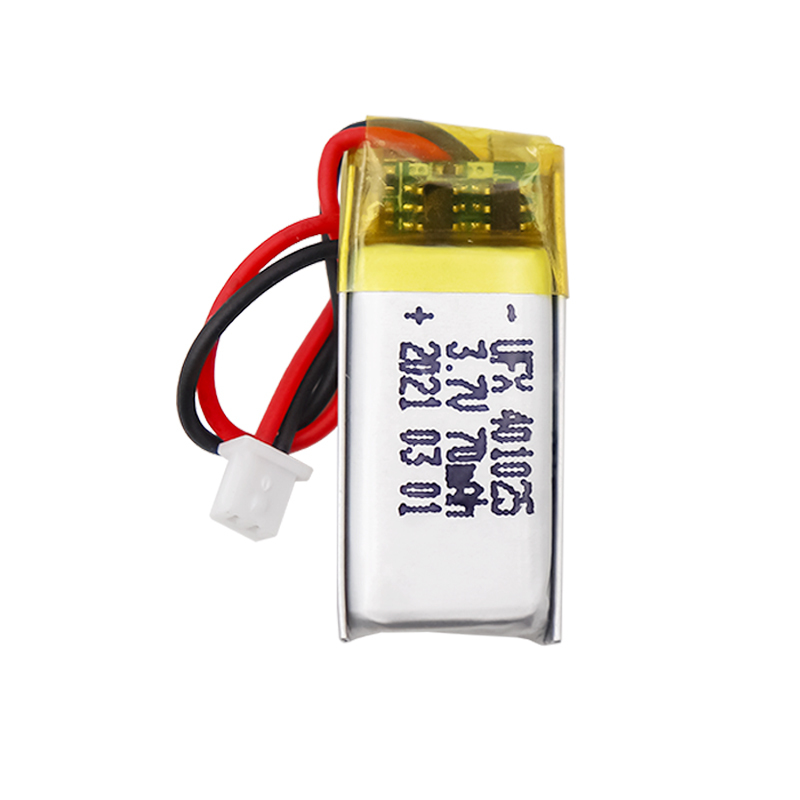 중국 LiPo셀 공장 블루투스 스피커 배터리 생산 UFX 401025 70mAh 3.7V 리폴리머 배터리