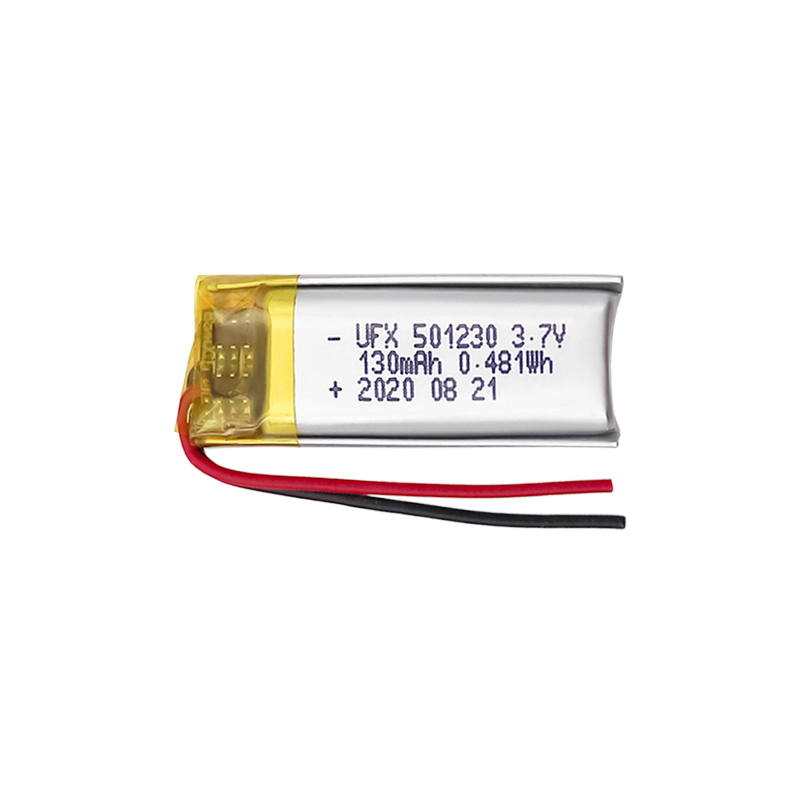 Chinese Lipo Cells Factory lithium ion battery rechargeable UFX 501230 130mAh 3.7V lithium batteries