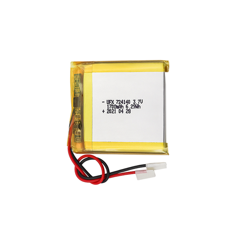 중국 리포 셀 공장 UFX 724140 1700mAh 3.7V