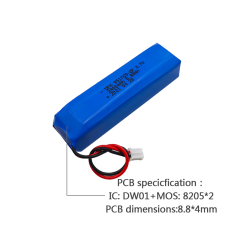 배터리 공장 직판점 뜨거운 판매 고품질 주문 기계 배터리 UFX 951765-2P 2400mAh 3.7V 리튬 배터리 충전