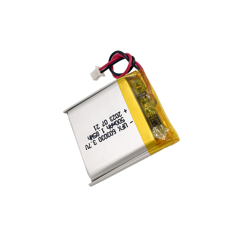 including KC, UL, IEC62133, and UN38.3 certifications manufacturing company Produce Table Lamp Rechargeable Battery UFX 603030 500mAh 3.7V li polymer battery