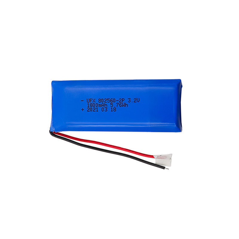 Battery Factory Outlet Store Customized Battery Pack for Footlights UFX 802560-2P 1800mAh 3.2V LiFePo4 Battery