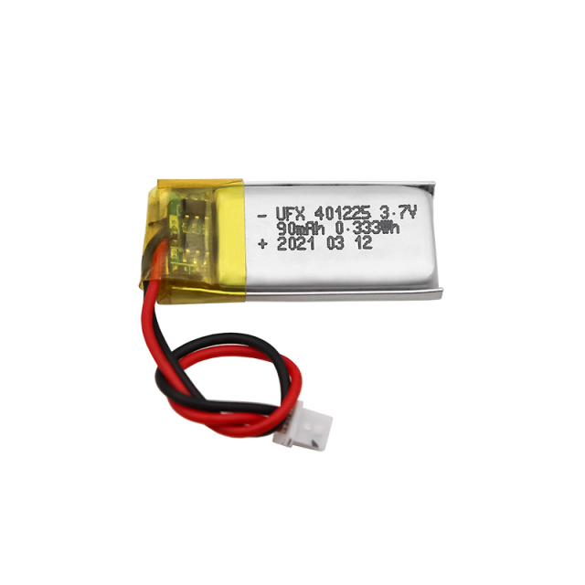 China Lithium-ion Cell Factory Produce Bluetooth Speaker Battery UFX 401225 90mAh 3.7V Mini Li-polymer Battery