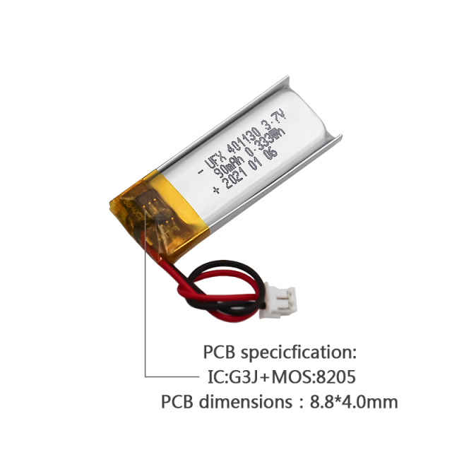 Battery Factory Outlet Store Wholesale High Quality Electric Toothbrush Battery UFX 401130 90mAh 3.7V lithium battery ion