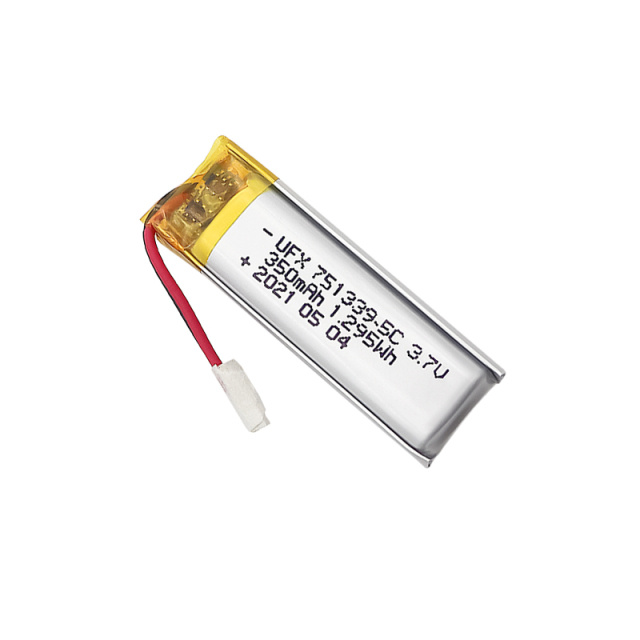 Lithium Ion Polymer Cell Factory Professional Customized Hand Warmer Rechargeable Lipo Battery UFX751339-5C 350mAh 3.7V 5C Discharge Battery Pack