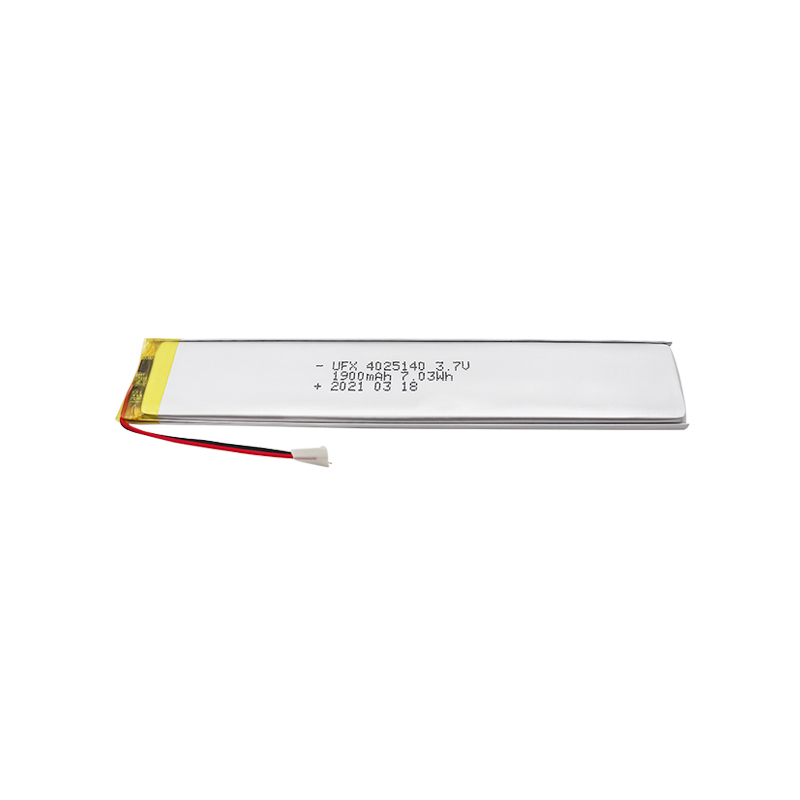 중국 리튬셀 제조업체 맞춤형 초박 Bluetooth 키보드 배터리 UFX 4025140 1900mAh 3.7V 리튬 이온 폴리머 배터리