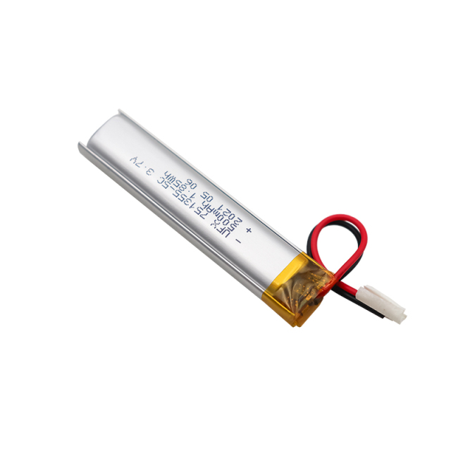 China Lithium Ion Cells Factory Wholesale Polymer Li-ion Battery for Beauty Instrument UFX 751355-5C 500mAh 3.7V 5C Discharge Battery Pack