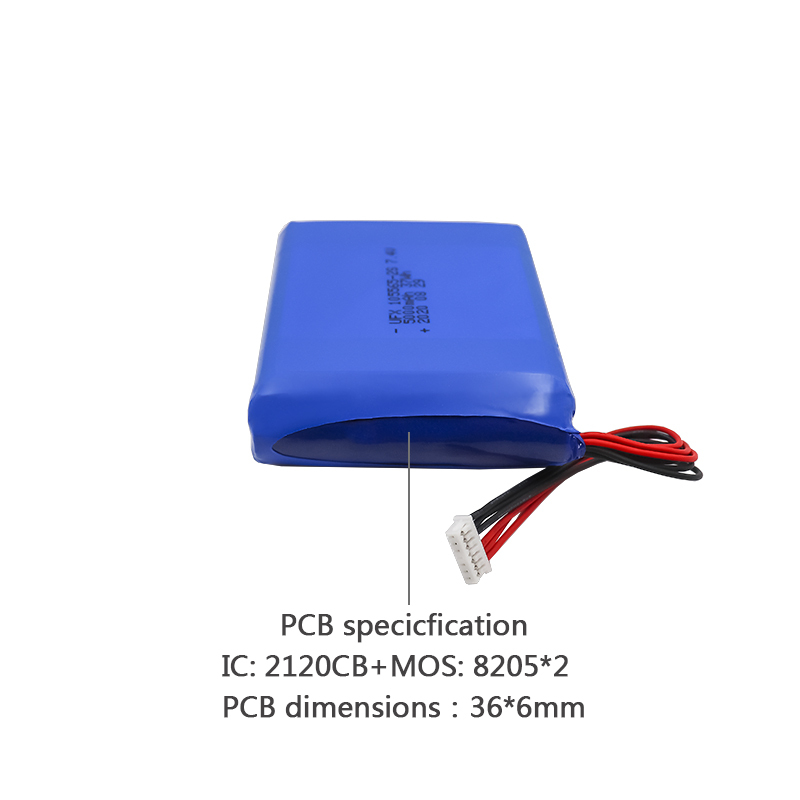 Wholesale Lithium Ion Polymer Battery Supply Medical Equipment Battery UFX 105565-2S 5000mAh 7.4V lipo battery 2s
