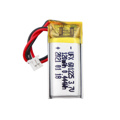 Chinese Lipo Cells Factory lithium ion battery rechargeable UFX 601225 120mAh 3.7V lithium batteries