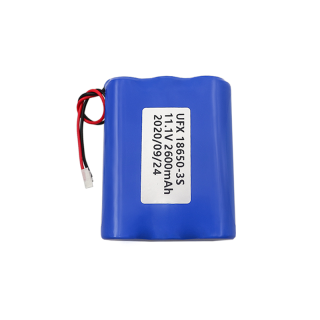 Li-ion Cell Supplier Rechargeable Lithium-ion Polymer Battery for Smart Home Device UFX 18650-3S 2600mAh 11.1V High Quality Rechargeable Battery