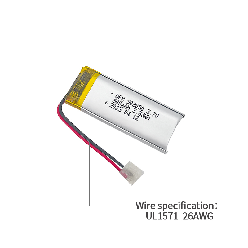 Chinese Cell Factory Professional Customized Special-shape Battery UFX 902050 900mAh 3.7V lithium batteries