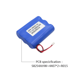 Li-ion Cell Supplier Rechargeable Lithium-ion Polymer Battery for Smart Home Device UFX 18650-3S 2600mAh 11.1V High Quality Rechargeable Battery