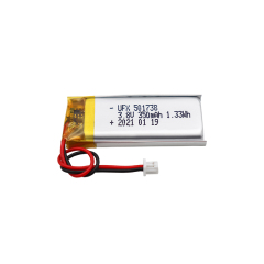 배터리 공장 직판점 뜨거운 판매 원격 제어 배터리 UFX 501738 350mAh 3.8V 고전압 배터리